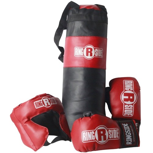 Kids boxing set ages black - boxing,