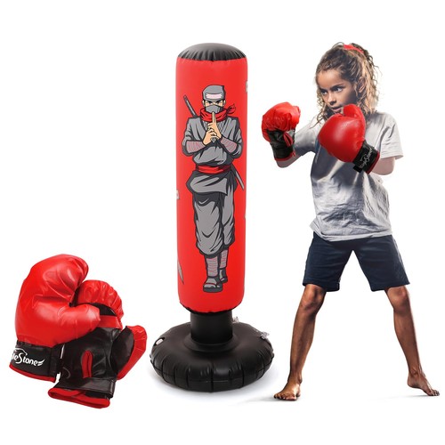 Kids punching bag with - kids,