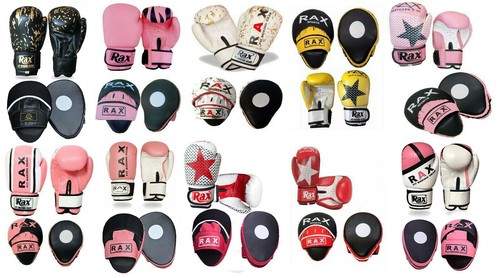 Kids boxing gloves - and, pads